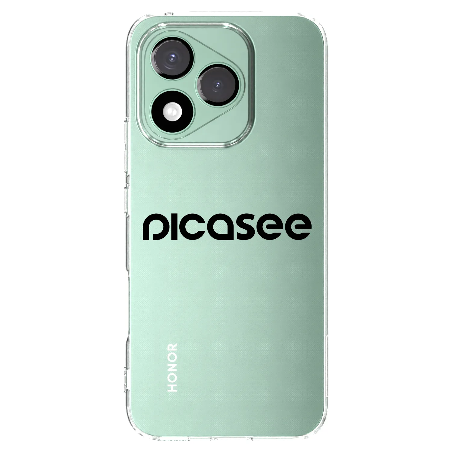Picasee Honor 400 Lite 5G Hülle - Transparentes Silikon - Picasee - new logo - black