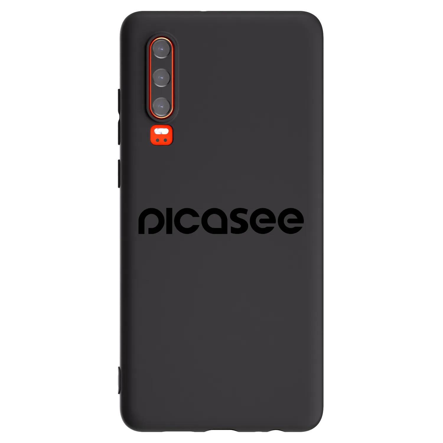 Picasee Huawei P30 Hülle - Schwarzes Silikon - Picasee - new logo - black