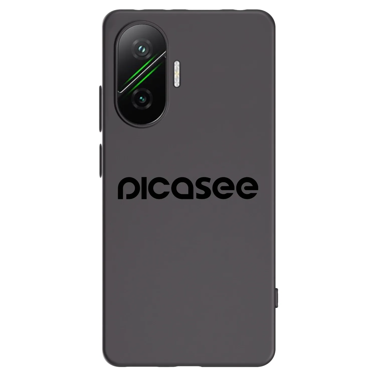 Picasee Xiaomi Poco F7 Pro 5G Hülle - Schwarzes Silikon - Picasee - new logo - black