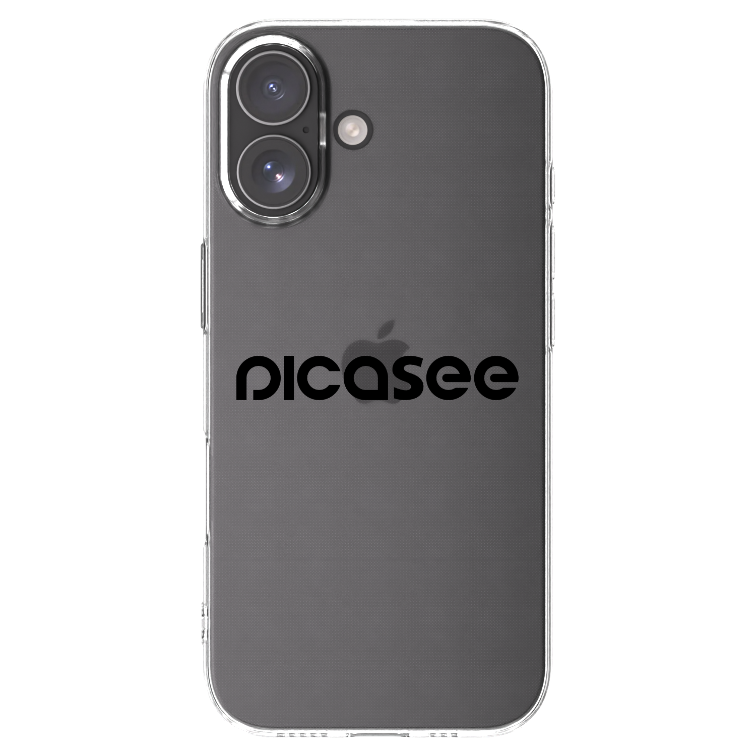 Picasee Apple iPhone 17 Hülle - Transparentes Silikon - Picasee - new logo - black