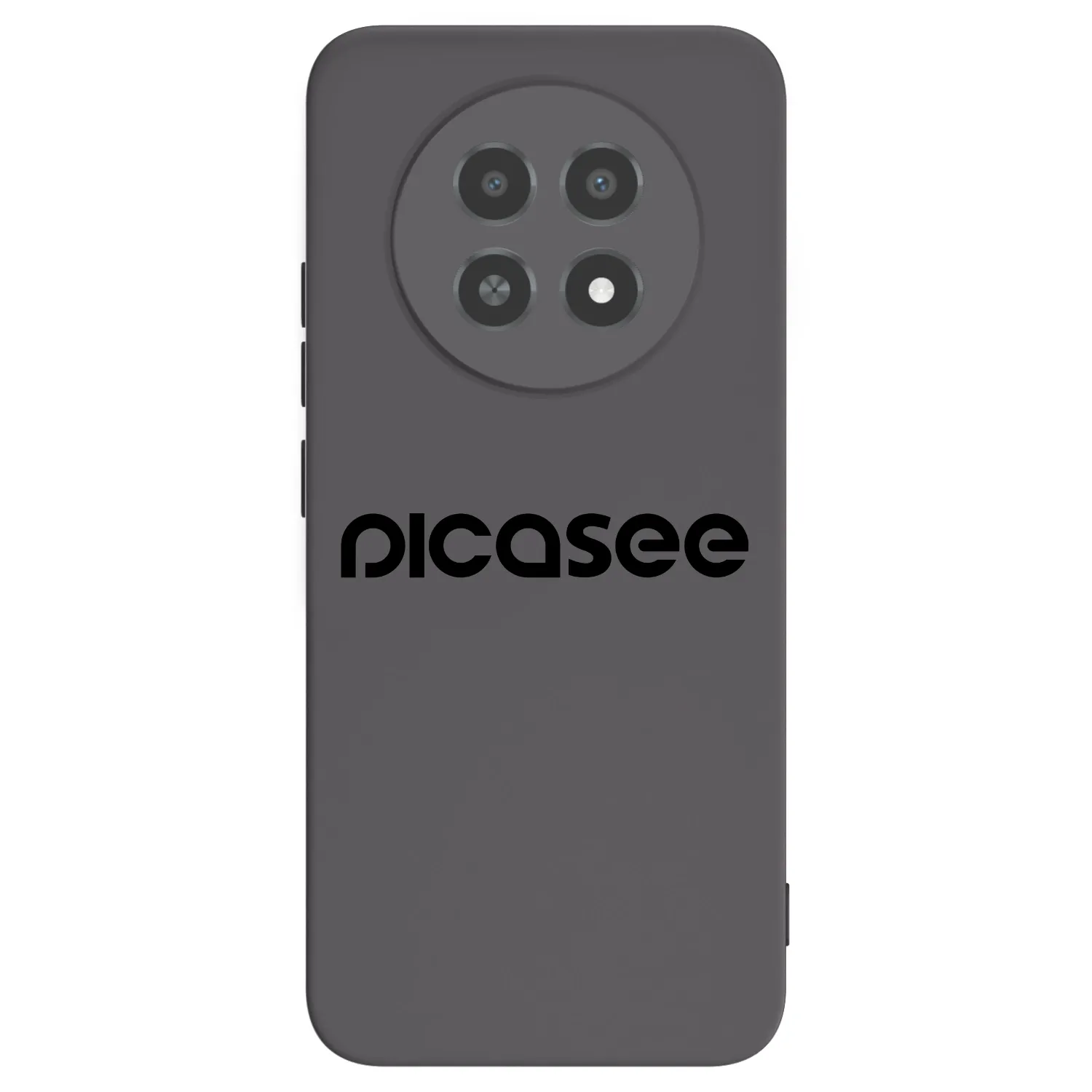 Picasee Realme 12X Hülle - Schwarzes Silikon - Picasee - new logo - black