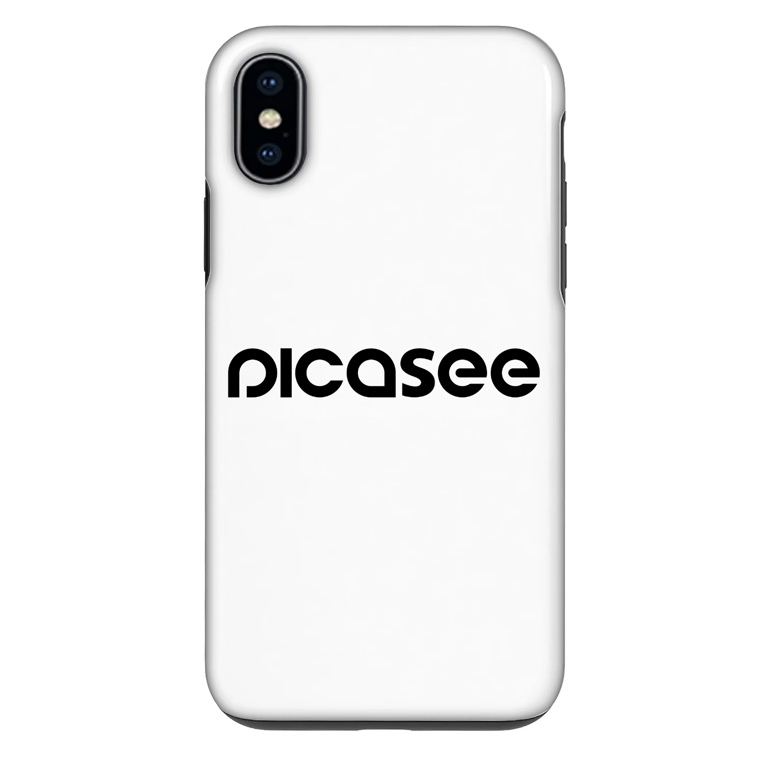 Picasee Fashion Case für Apple iPhone X/XS - Picasee - new logo - black