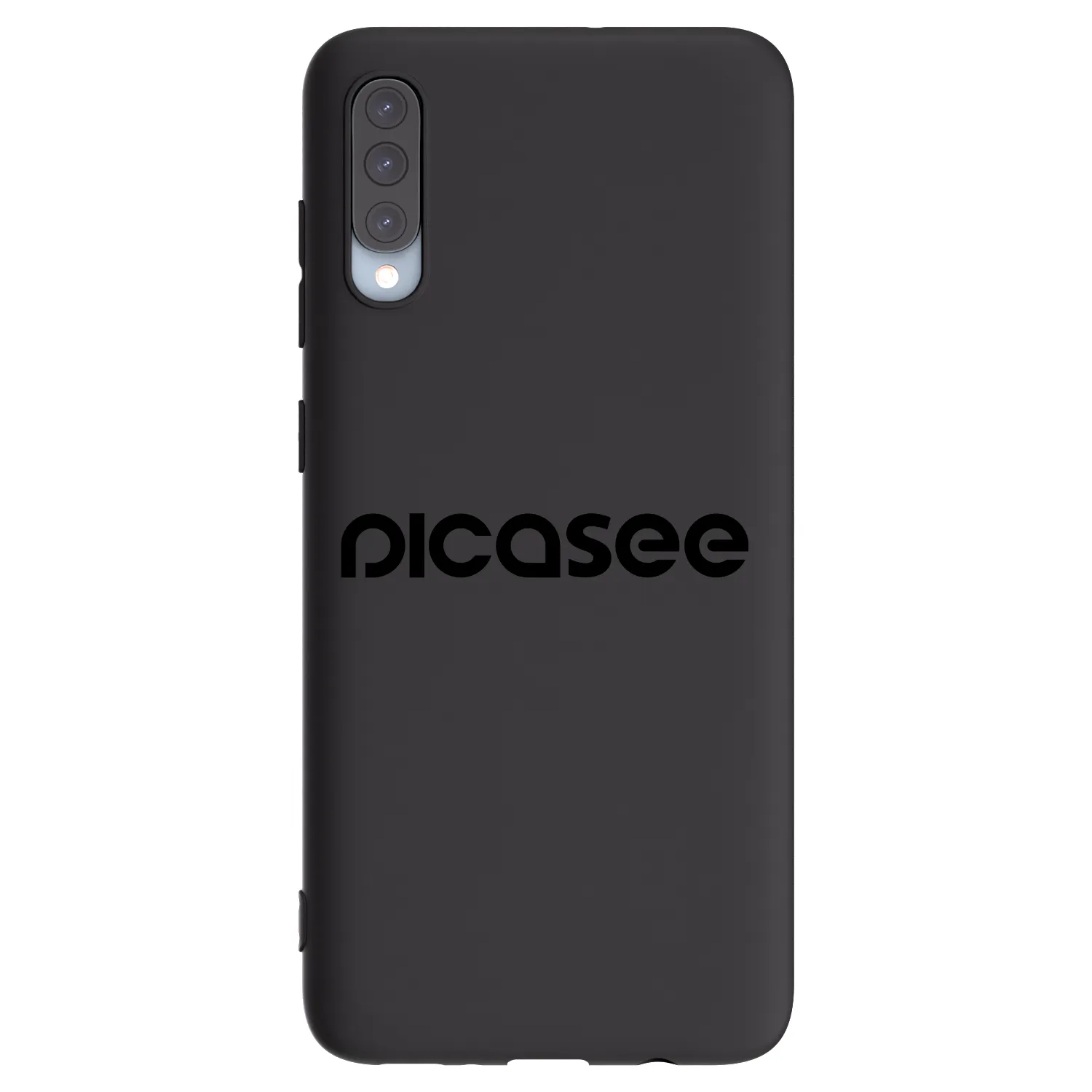 Picasee Samsung Galaxy A70 A705F Hülle - Schwarzes Silikon - Picasee - new logo - black