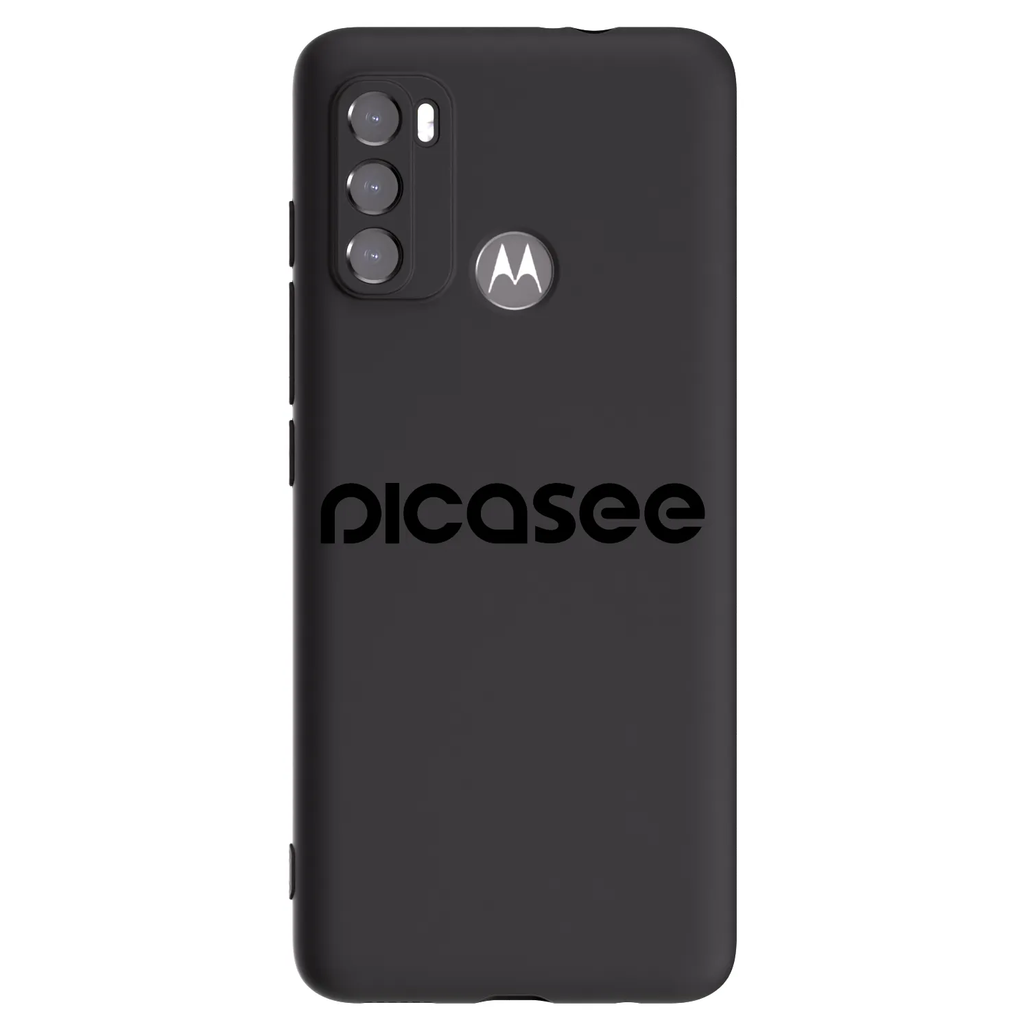 Picasee Motorola Edge 60 5G Hülle - Schwarzes Silikon - Picasee - new logo - black