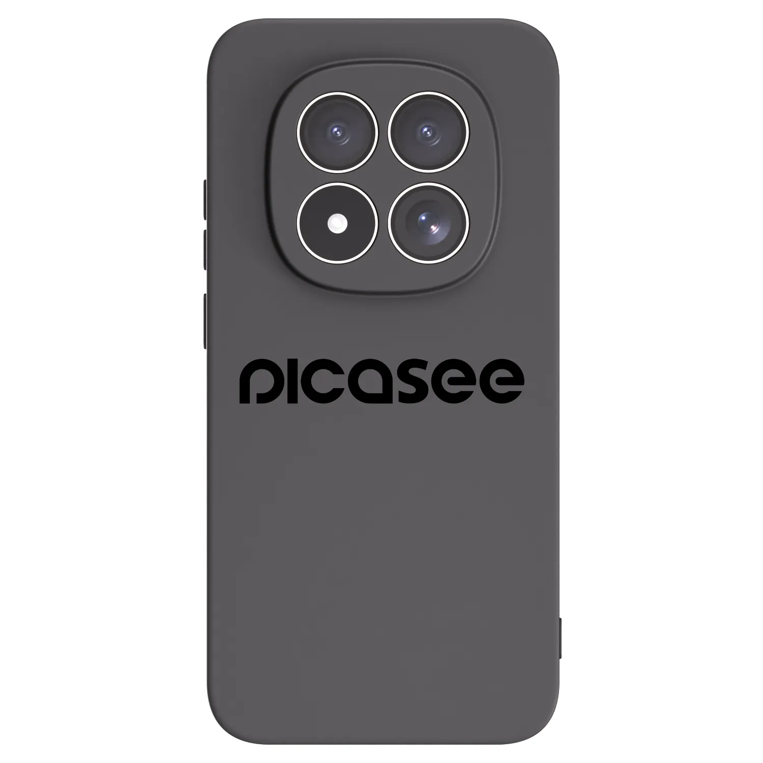 Picasee Xiaomi Redmi Note 15 Pro 4G Hülle - Schwarzes Silikon - Picasee - new logo - black