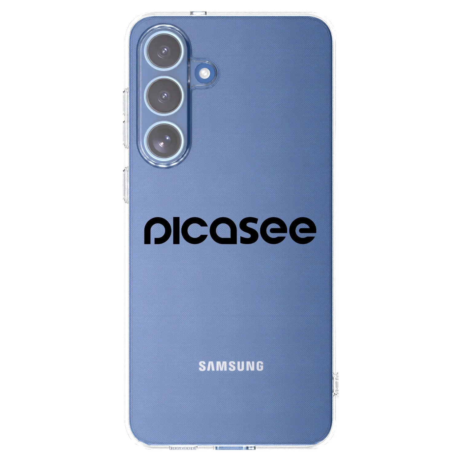 Picasee Samsung Galaxy S25 FE 5G Hülle - Transparentes Silikon - Picasee - new logo - black