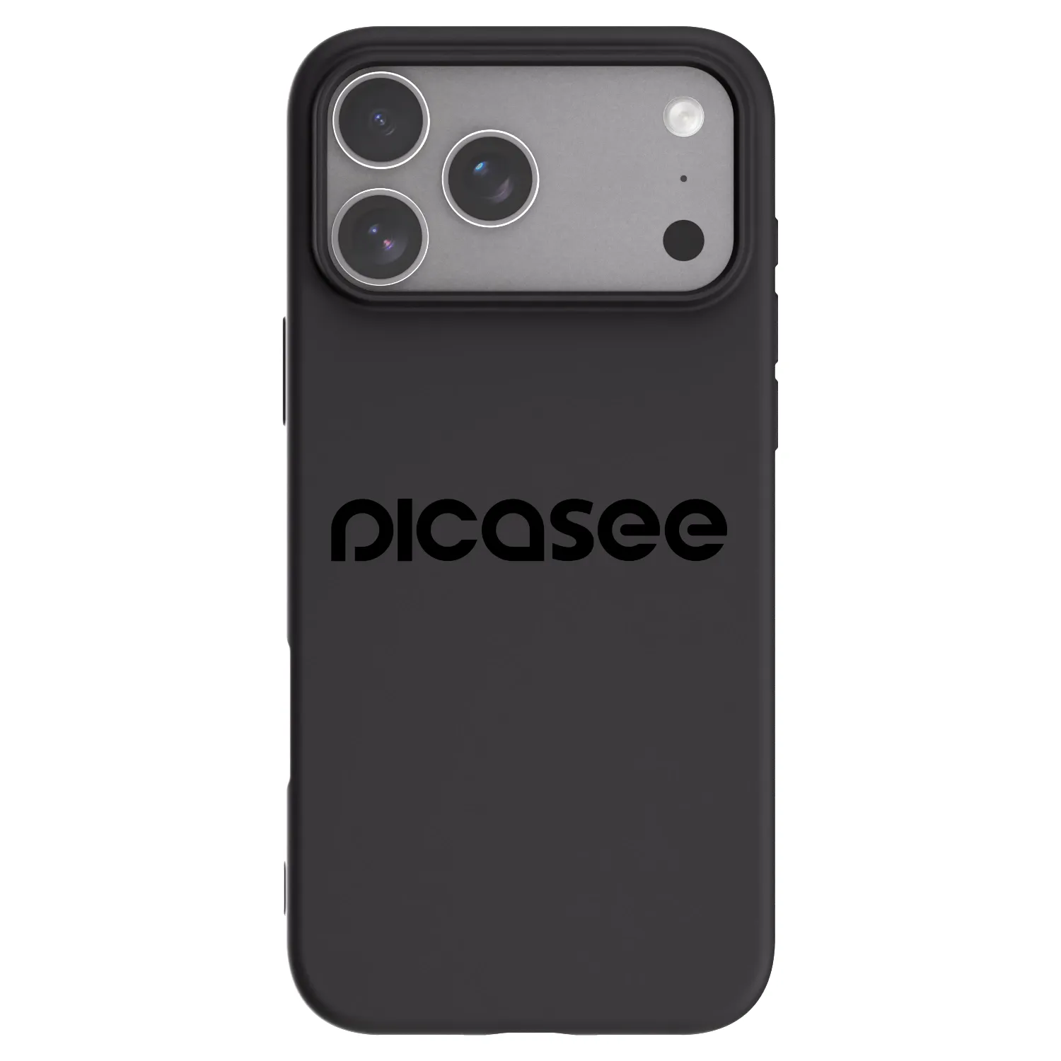 Picasee Apple iPhone 18 Pro Max Hülle - Schwarzes Silikon - Picasee - new logo - black
