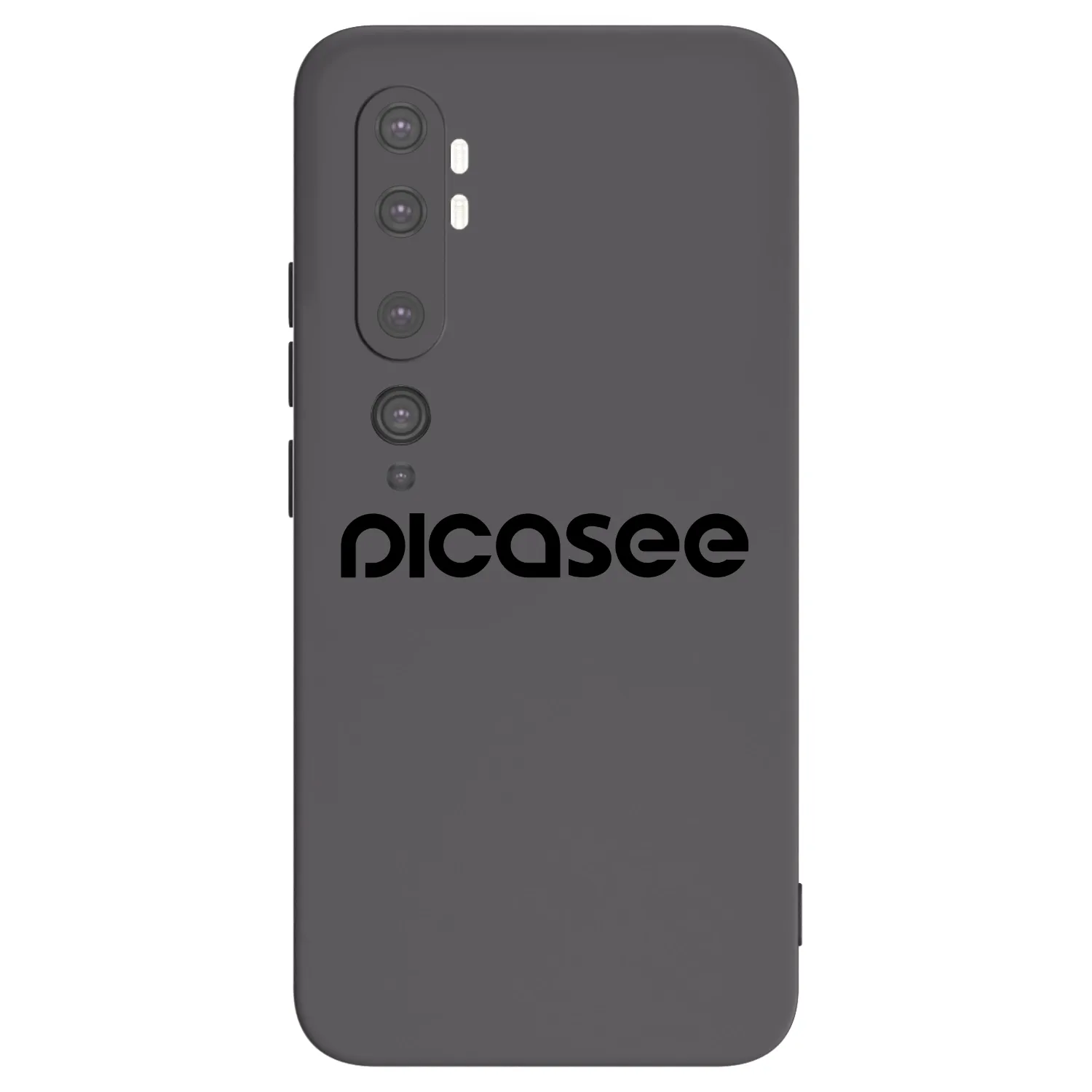 Picasee Xiaomi Mi Note 10 (Pro) Hülle - Schwarzes Silikon - Picasee - new logo - black