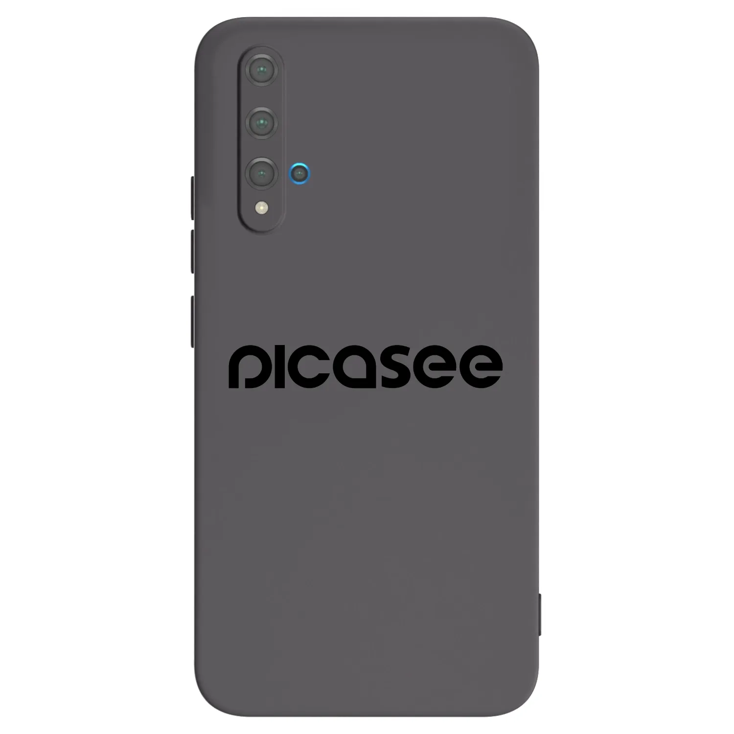 Picasee Huawei Nova 5T Hülle - Schwarzes Silikon - Picasee - new logo - black