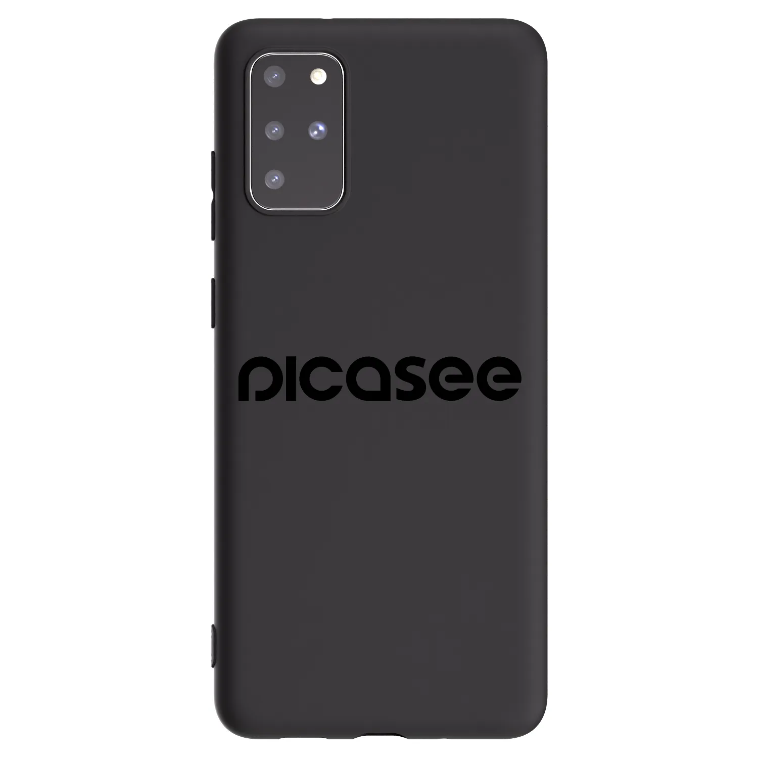 Picasee Samsung Galaxy S20+ G985F Hülle - Schwarzes Silikon - Picasee - new logo - black