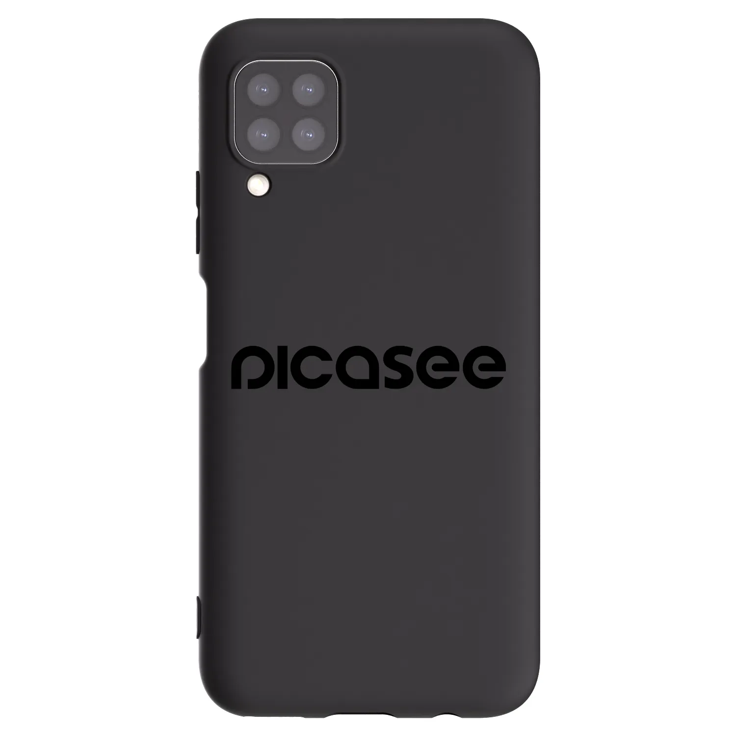 Picasee Huawei P40 Lite Hülle - Schwarzes Silikon - Picasee - new logo - black