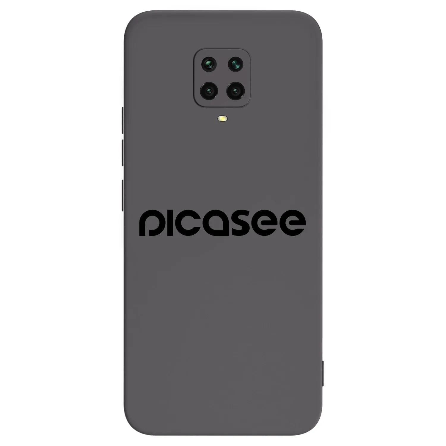 Picasee Xiaomi Redmi Note 9S Hülle - Schwarzes Silikon - Picasee - new logo - black