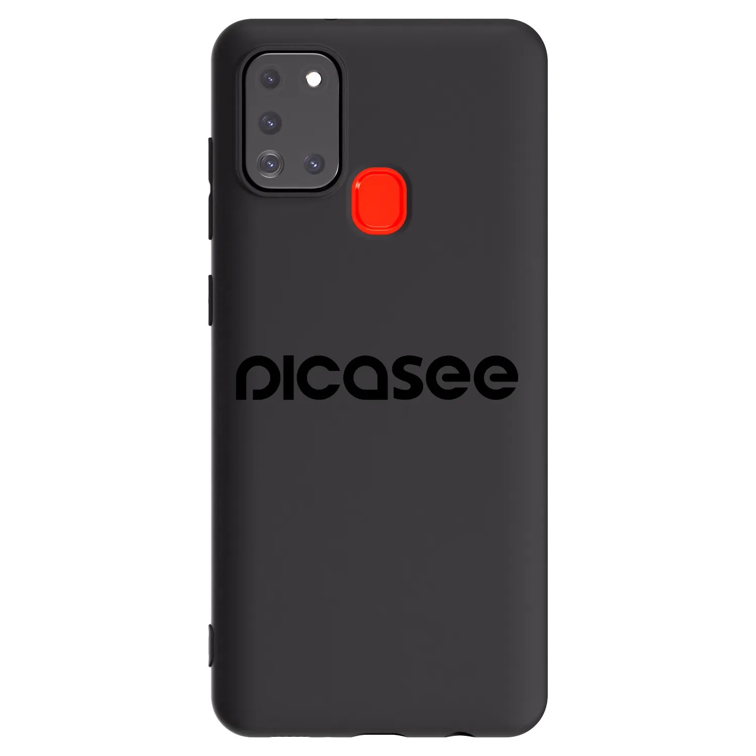 Picasee Samsung Galaxy A21s Hülle - Schwarzes Silikon - Picasee - new logo - black