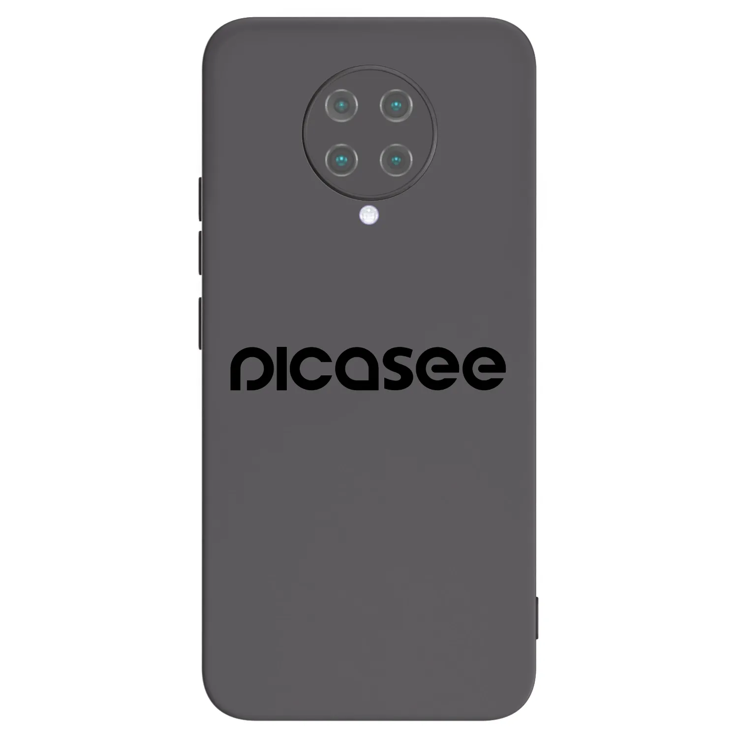 Picasee Xiaomi Poco F2 Pro Hülle - Schwarzes Silikon - Picasee - new logo - black
