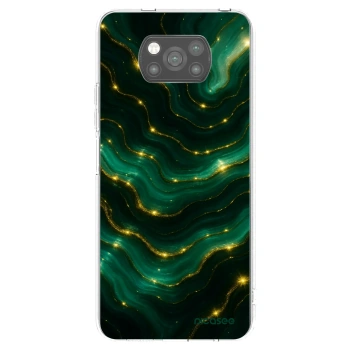 Picasee Xiaomi Poco X3 Hülle - Schwarzes Silikon - Emerald