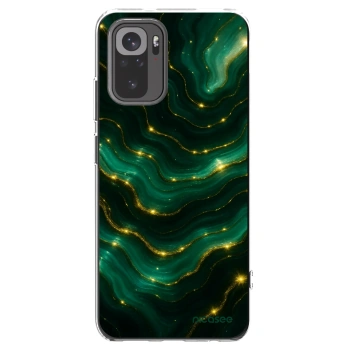 Picasee Xiaomi Redmi Note 10 Hülle - Transparentes Silikon - Emerald