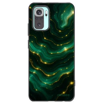Picasee Xiaomi Redmi Note 10 Pro Hülle - Schwarzes Silikon - Emerald