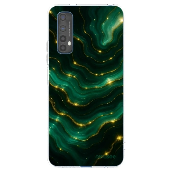 Picasee Realme 7 Hülle - Transparentes Silikon - Emerald