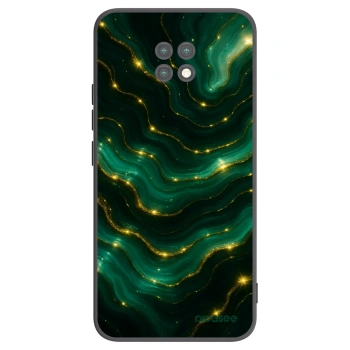 Picasee Xiaomi Redmi Note 9T Hülle - Schwarzes Silikon - Emerald