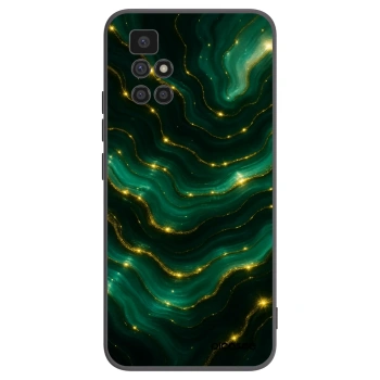 Picasee Xiaomi Redmi 10 Hülle - Schwarzes Silikon - Emerald