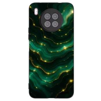 Picasee Huawei Nova 8i Hülle - Schwarzes Silikon - Emerald