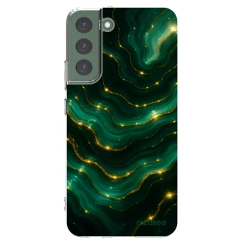 Picasee Samsung Galaxy S22+ 5G Hülle - Transparentes Silikon - Emerald