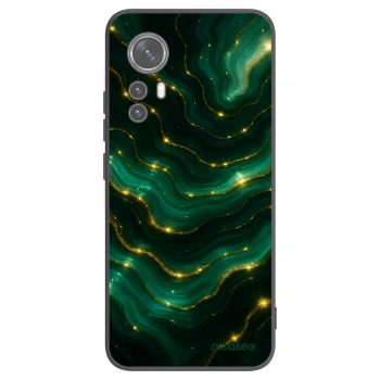 Picasee Xiaomi 12 Hülle - Schwarzes Silikon - Emerald