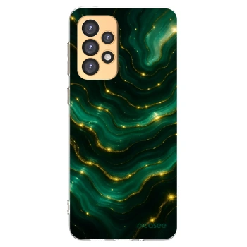 Picasee Samsung Galaxy A33 5G A336 Hülle - Transparentes Silikon - Emerald