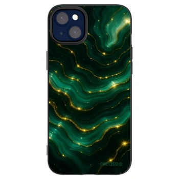 Picasee Apple iPhone 14 Plus Hülle - Schwarzes Silikon - Emerald