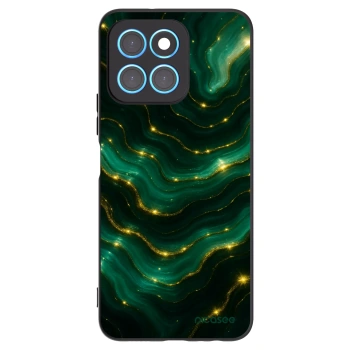 Picasee Honor X8 5G Hülle - Schwarzes Silikon - Emerald