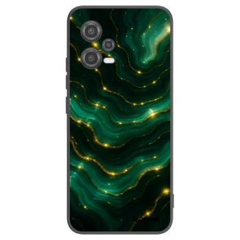 Picasee Xiaomi Poco X5 Hülle - Schwarzes Silikon - Emerald