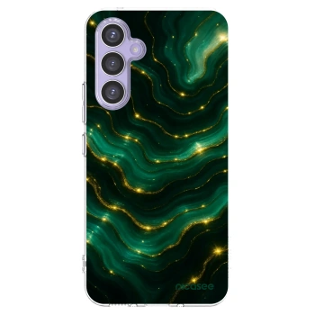 Picasee Samsung Galaxy A54 5G A546B Hülle - Transparentes Silikon - Emerald