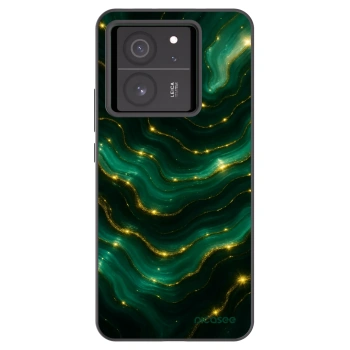 Picasee Xiaomi 13T Pro Hülle - Schwarzes Silikon - Emerald