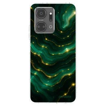 Picasee Honor X7a Hülle - Transparentes Silikon - Emerald