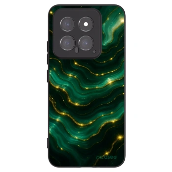 Picasee Xiaomi 14 Hülle - Schwarzes Silikon - Emerald