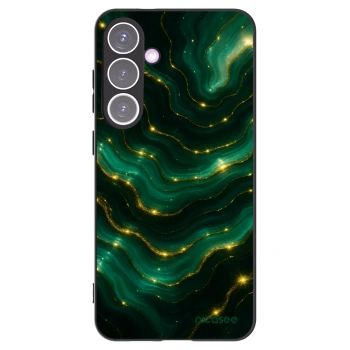 Picasee Samsung Galaxy S24+ S926B 5G Hülle - Schwarzes Silikon - Emerald