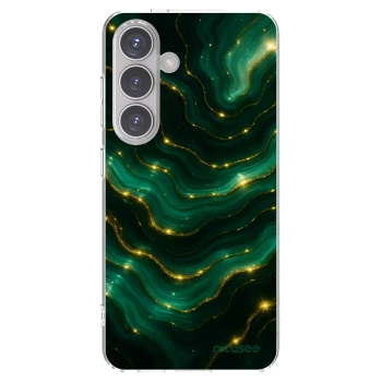 Picasee Samsung Galaxy S24 S921B 5G Hülle - Transparentes Silikon - Emerald