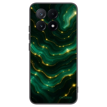 Picasee Xiaomi Poco X6 Pro Hülle - Schwarzes Silikon - Emerald