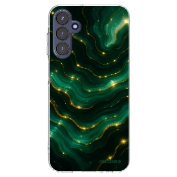 Picasee Samsung Galaxy A15 A155F 4G Hülle - Transparentes Silikon - Emerald