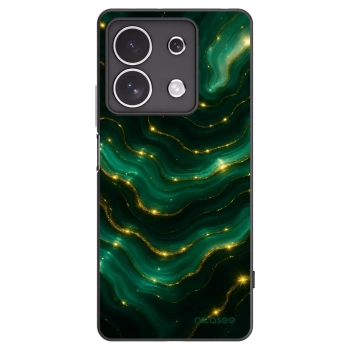 Picasee Xiaomi Redmi Note 13 4G Hülle - Schwarzes Silikon - Emerald