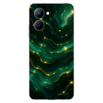 Picasee Realme C33 (2023) Hülle - Transparentes Silikon - Emerald