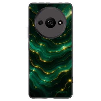 Picasee Xiaomi Redmi A3 Hülle - Schwarzes Silikon - Emerald