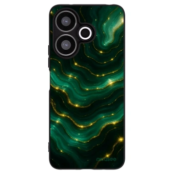Picasee Xiaomi Redmi 13 4G Hülle - Schwarzes Silikon - Emerald