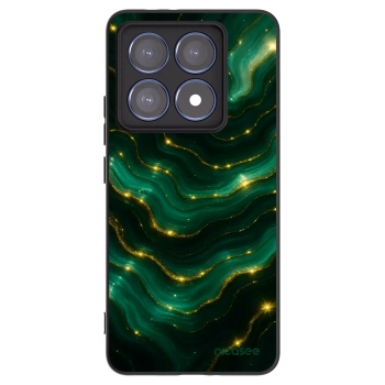 Picasee Xiaomi 14T Pro Hülle - Schwarzes Silikon - Emerald