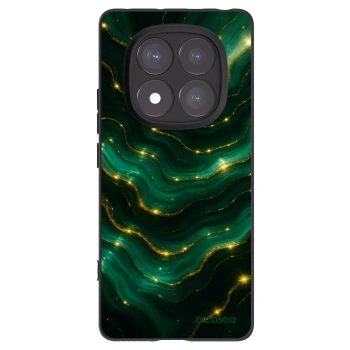 Picasee Xiaomi Redmi Note 14 Pro 5G Hülle - Schwarzes Silikon - Emerald