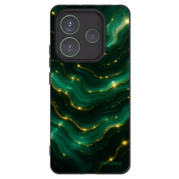Picasee Xiaomi Redmi Note 14 5G Hülle - Schwarzes Silikon - Emerald