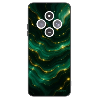 Picasee Xiaomi Redmi 14C Hülle - Schwarzes Silikon - Emerald