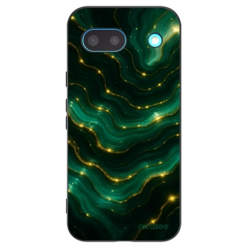 Picasee Google Pixel 8a Hülle - Schwarzes Silikon - Emerald