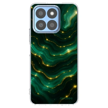 Picasee Honor X8c Hülle - Transparentes Silikon - Emerald