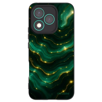 Picasee Honor 400 Lite 5G Hülle - Schwarzes Silikon - Emerald